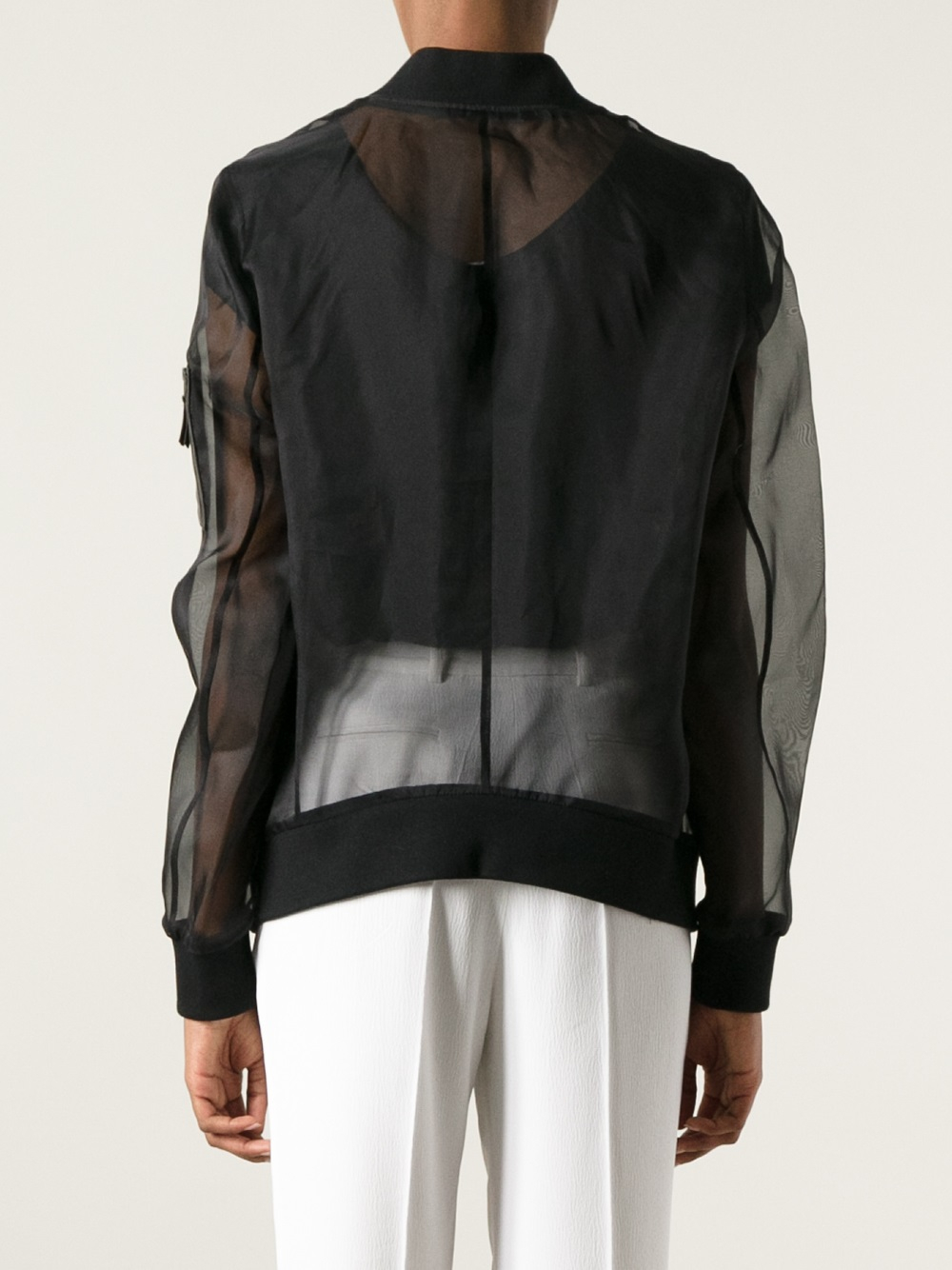 BLK DNM Sheer Jacket in Black Lyst