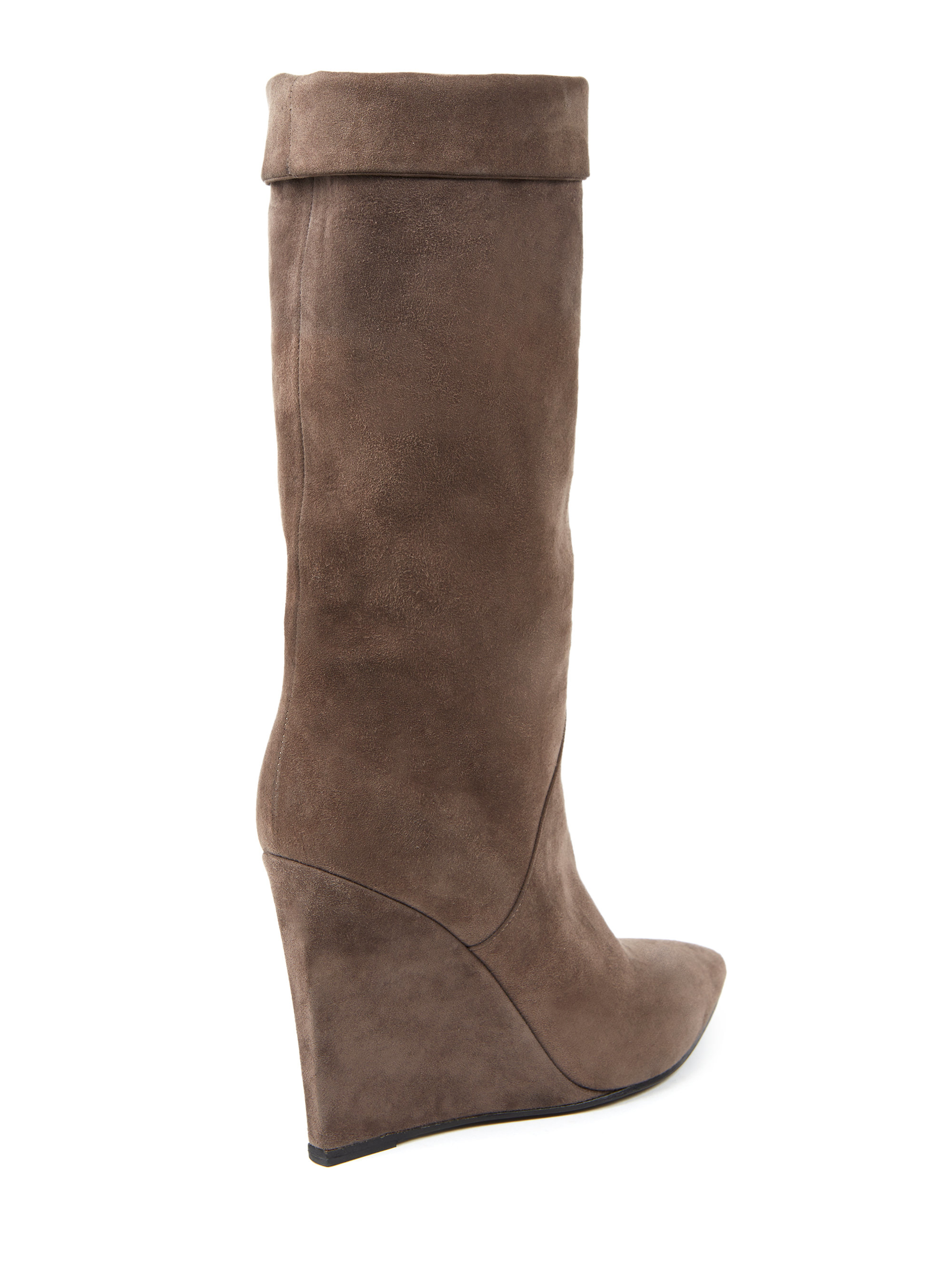 mid calf wedge boots