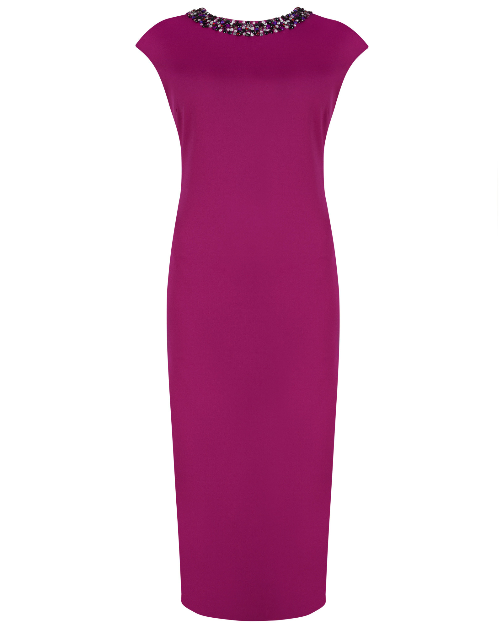 Ted Baker Elenna Embellished Midi Dress in Purple | Lyst