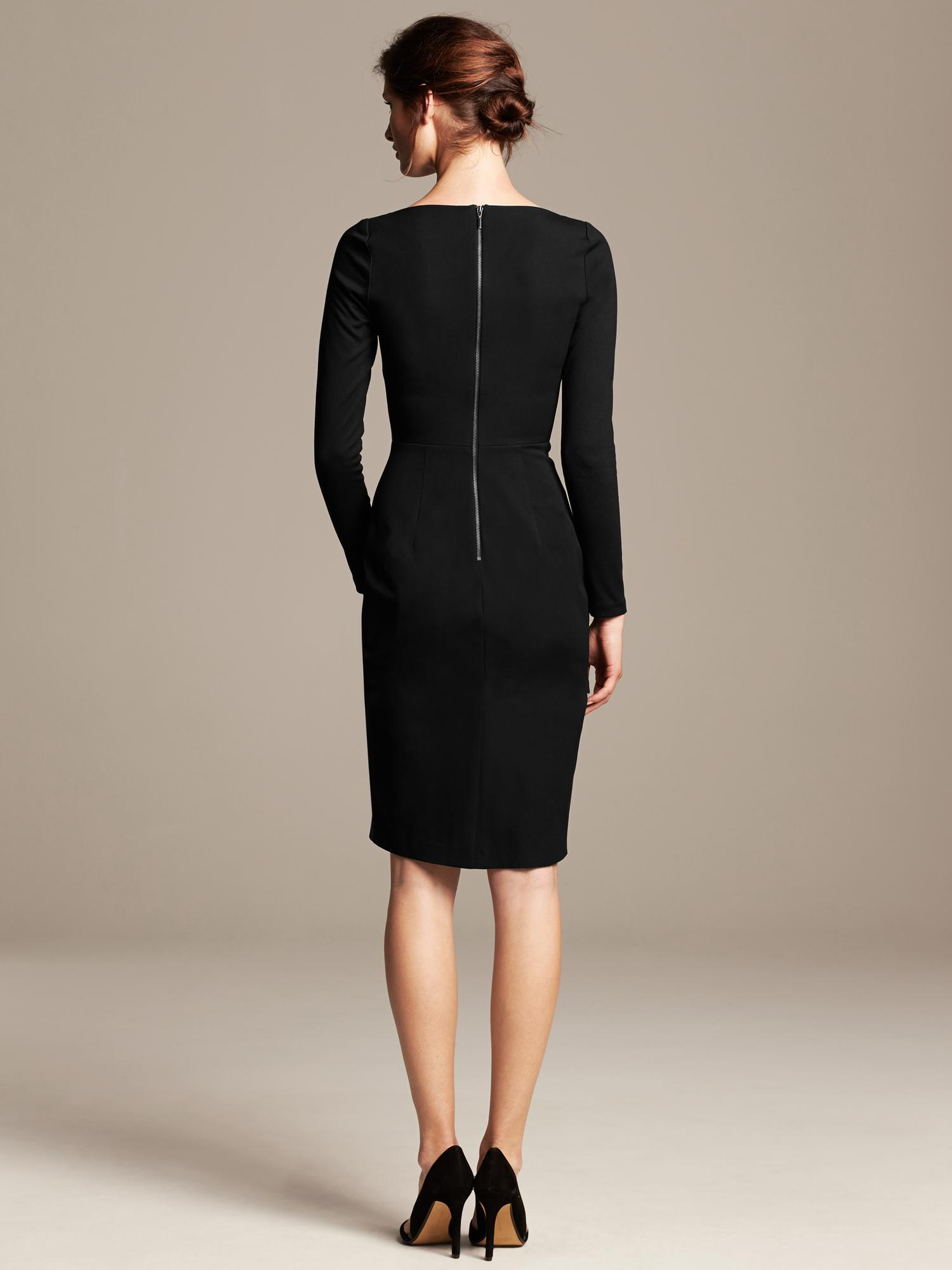 banana republic long sleeve dress