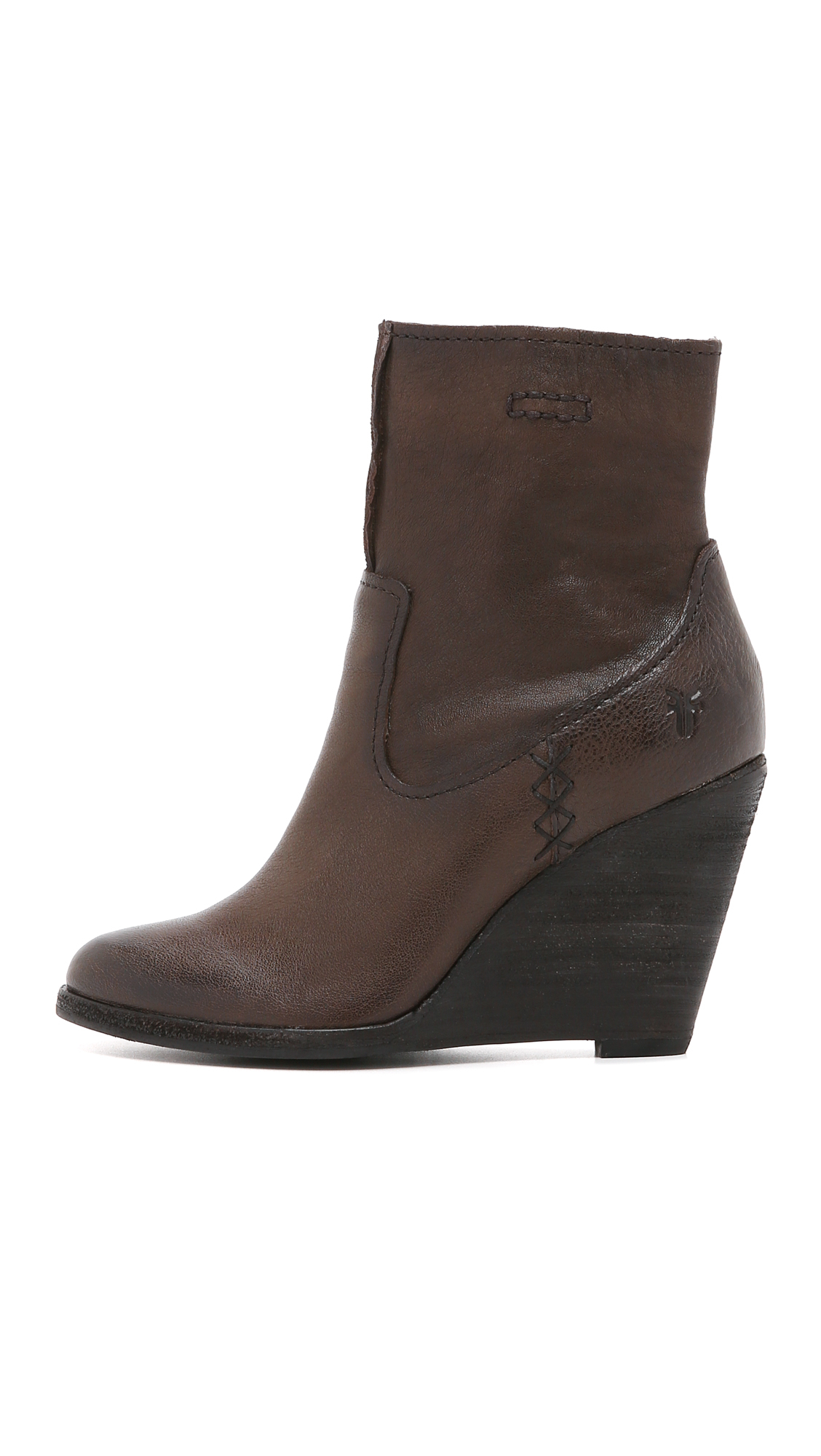 frye flat booties