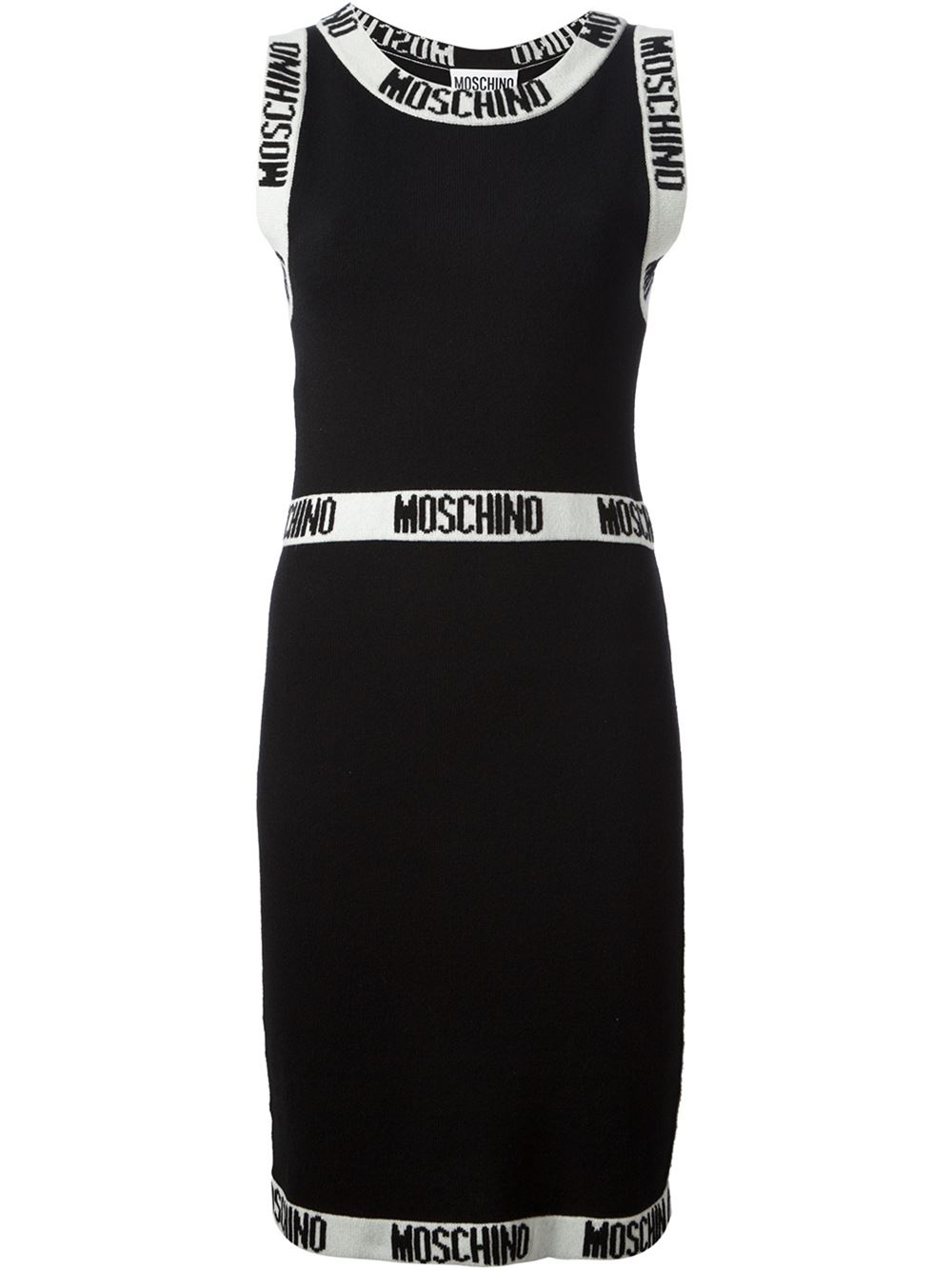 moschino dress black