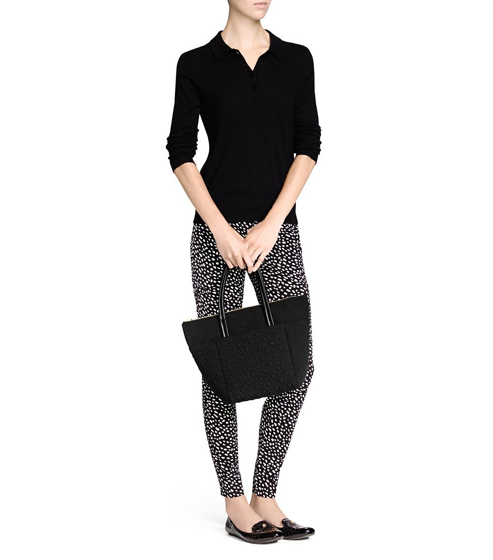 Tory Burch Fleming Quilted Tote 2024 favors