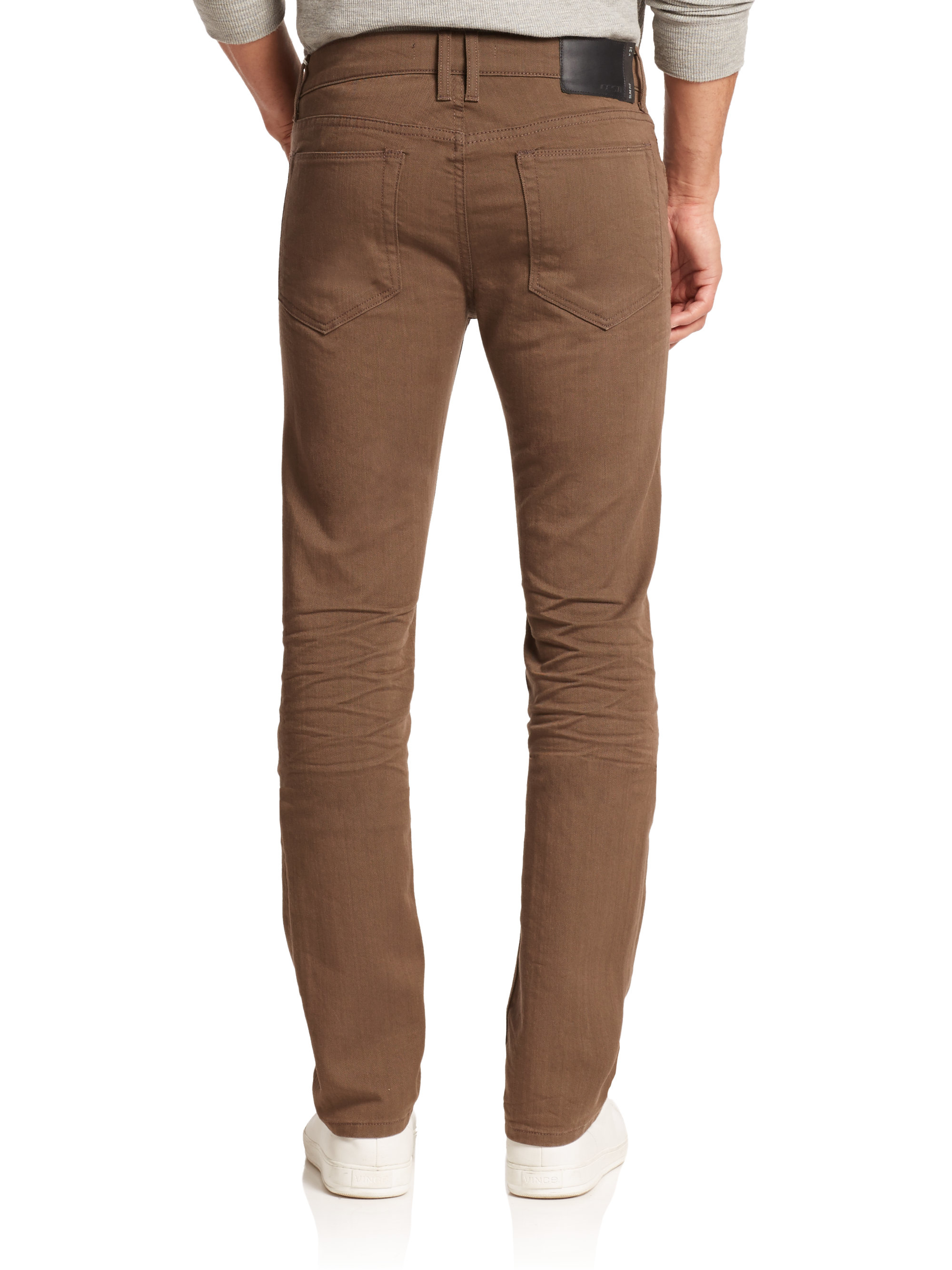 Joe's Jeans Denim Slim-fit Jeans in Brown for Men - Lyst