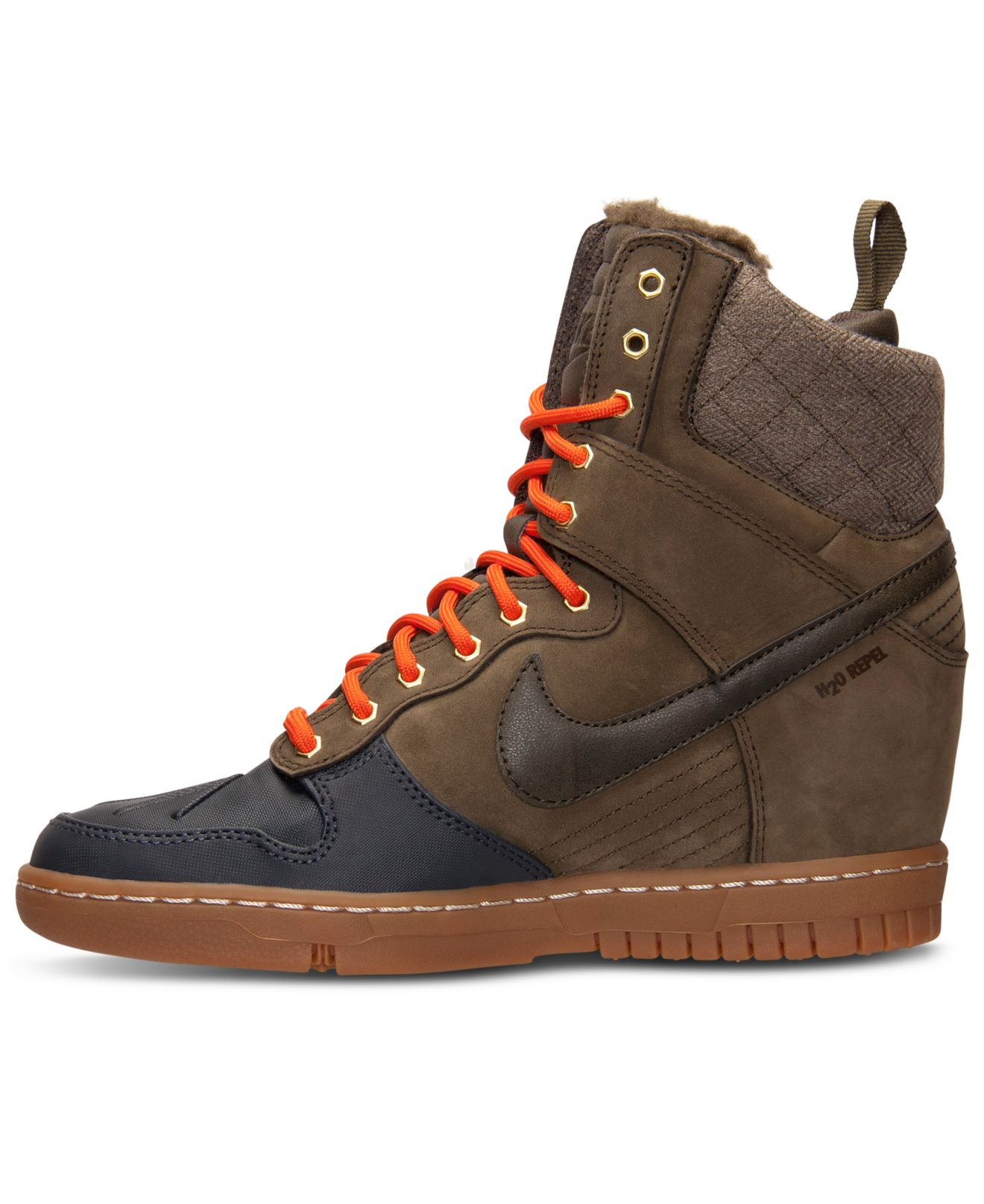Nike Wool Women's Dunk Sky Hi 2.0 Sneakerboot From Finish Line in Green - Lyst