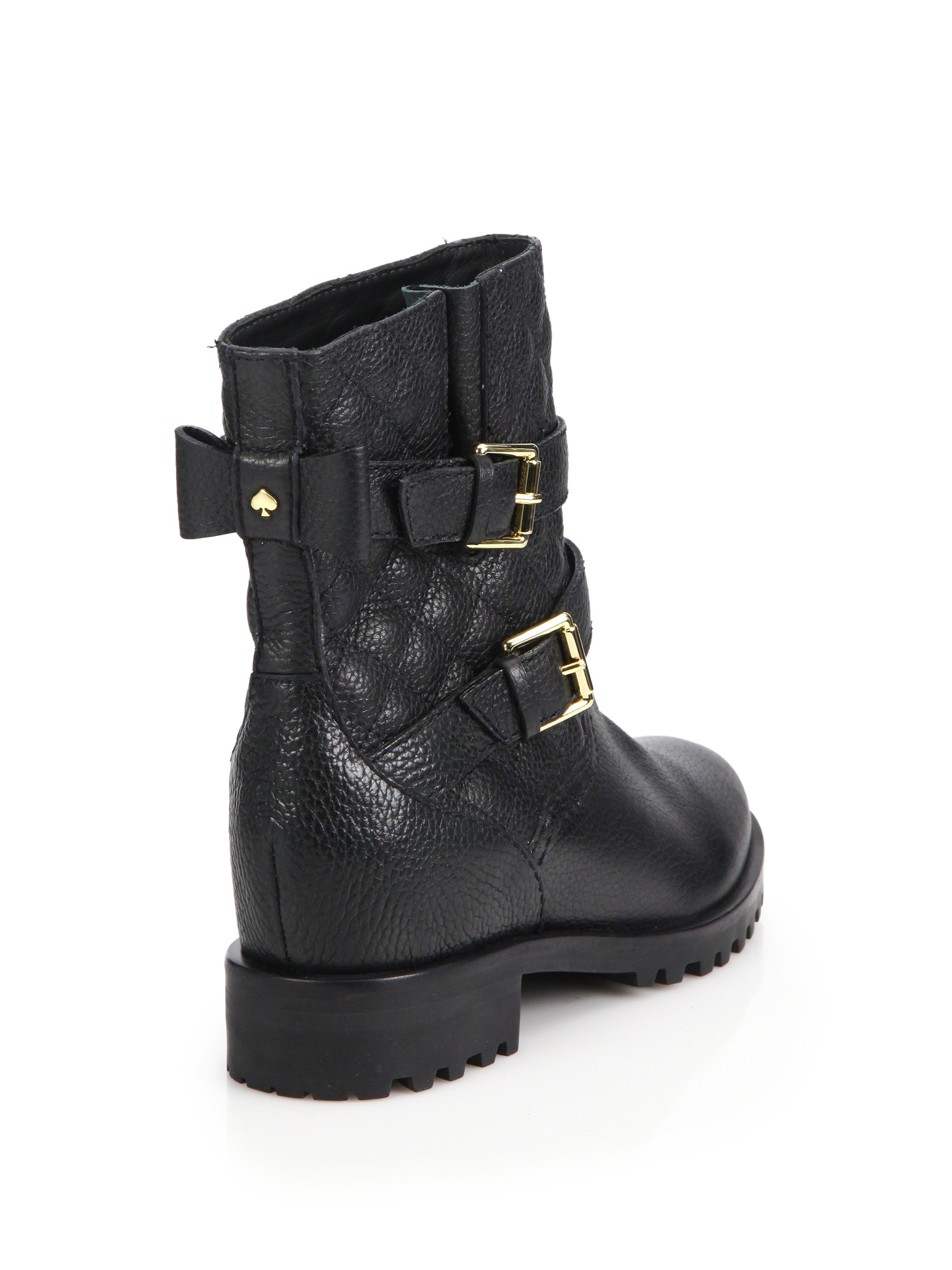 kate spade black boots