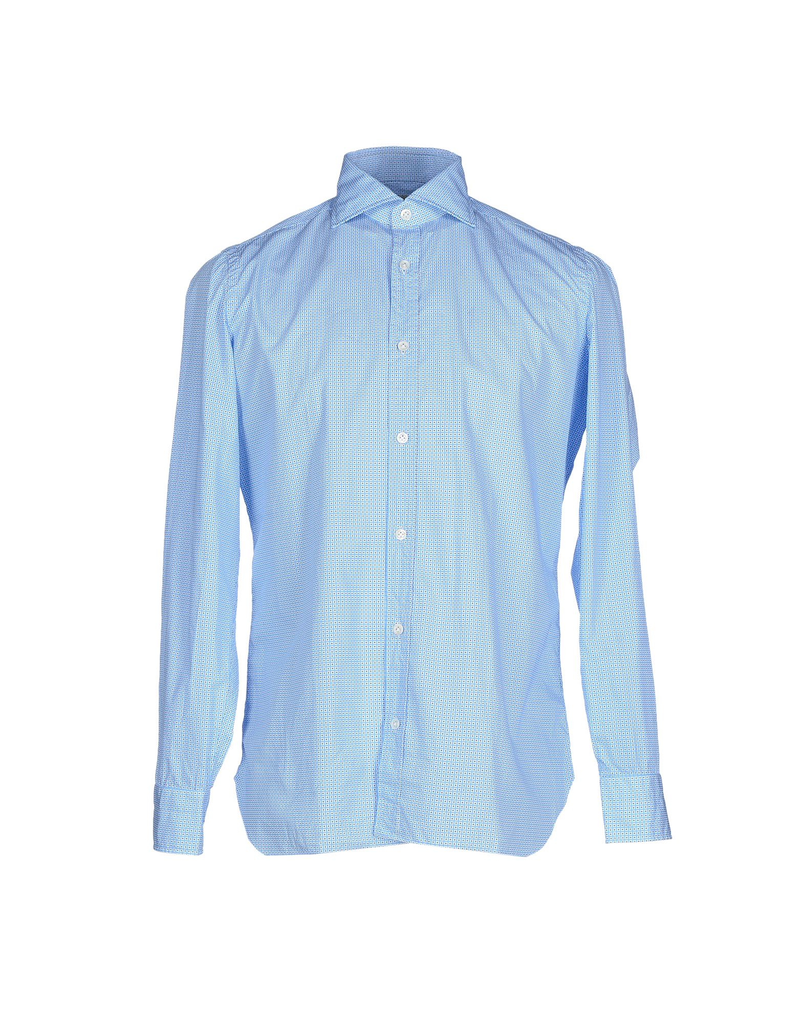 Luigi borrelli napoli Shirt in Blue for Men (Azure) - Save 31% | Lyst