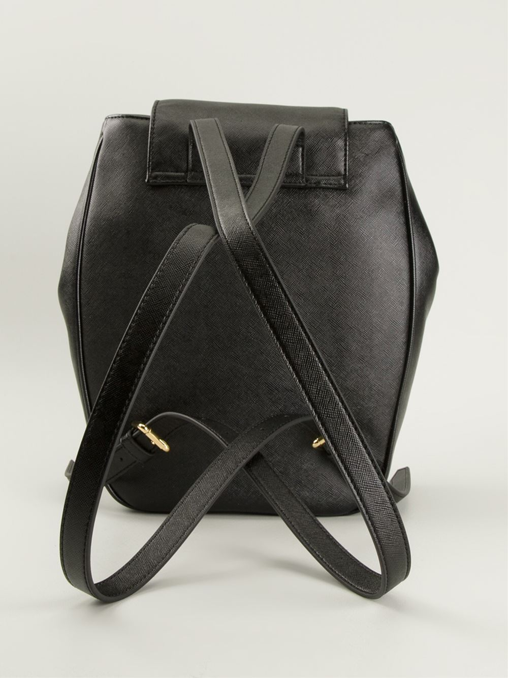 Vivienne Westwood Logo Plaque Backpack in Black | Lyst