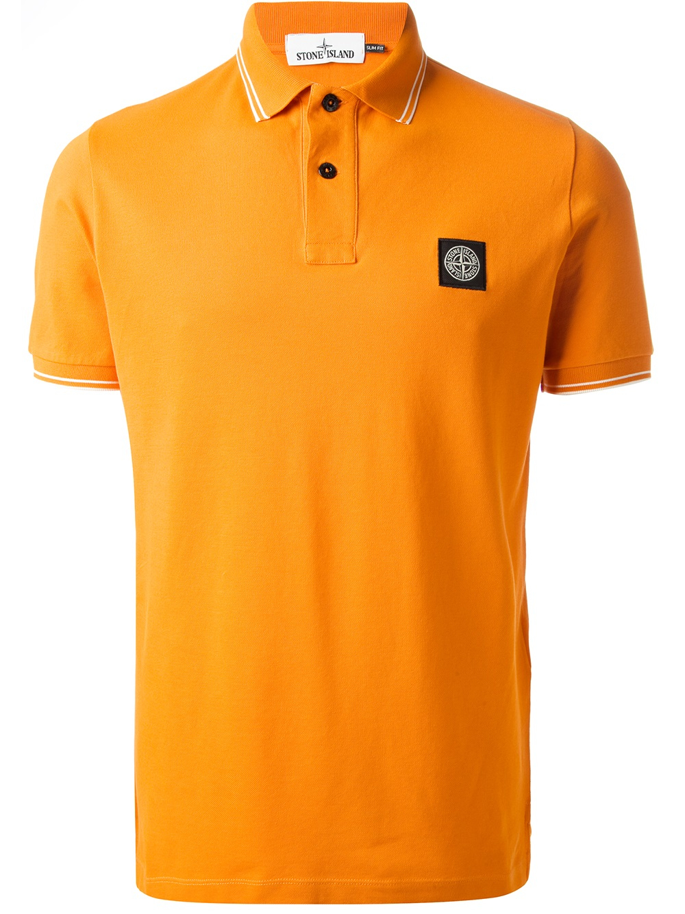 Stone Island Polo Shirt in Yellow & Orange (Orange) for ...