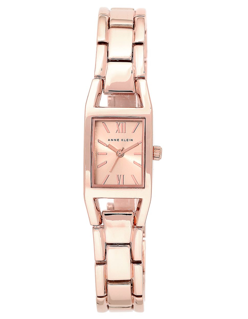 Anne Klein Ladies Rose Goldtone Square Watch in Pink (Rose Gold) Lyst