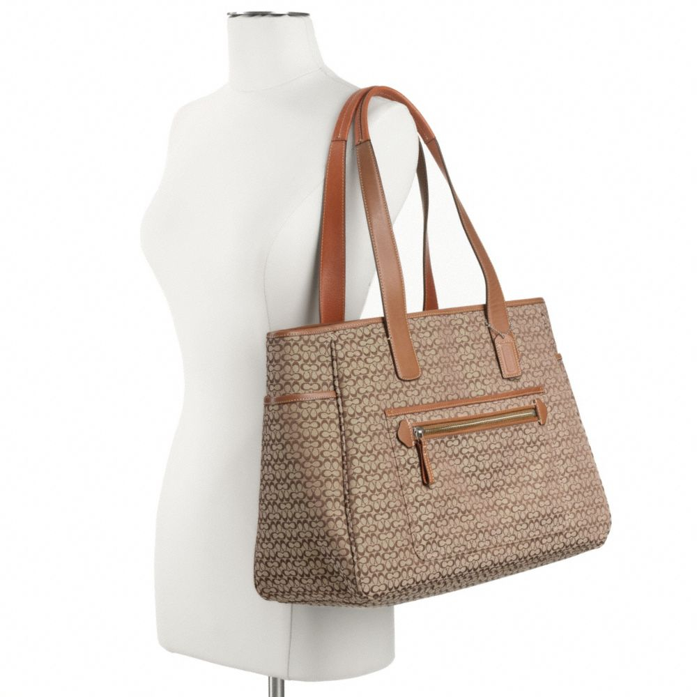 coach mini signature backpack