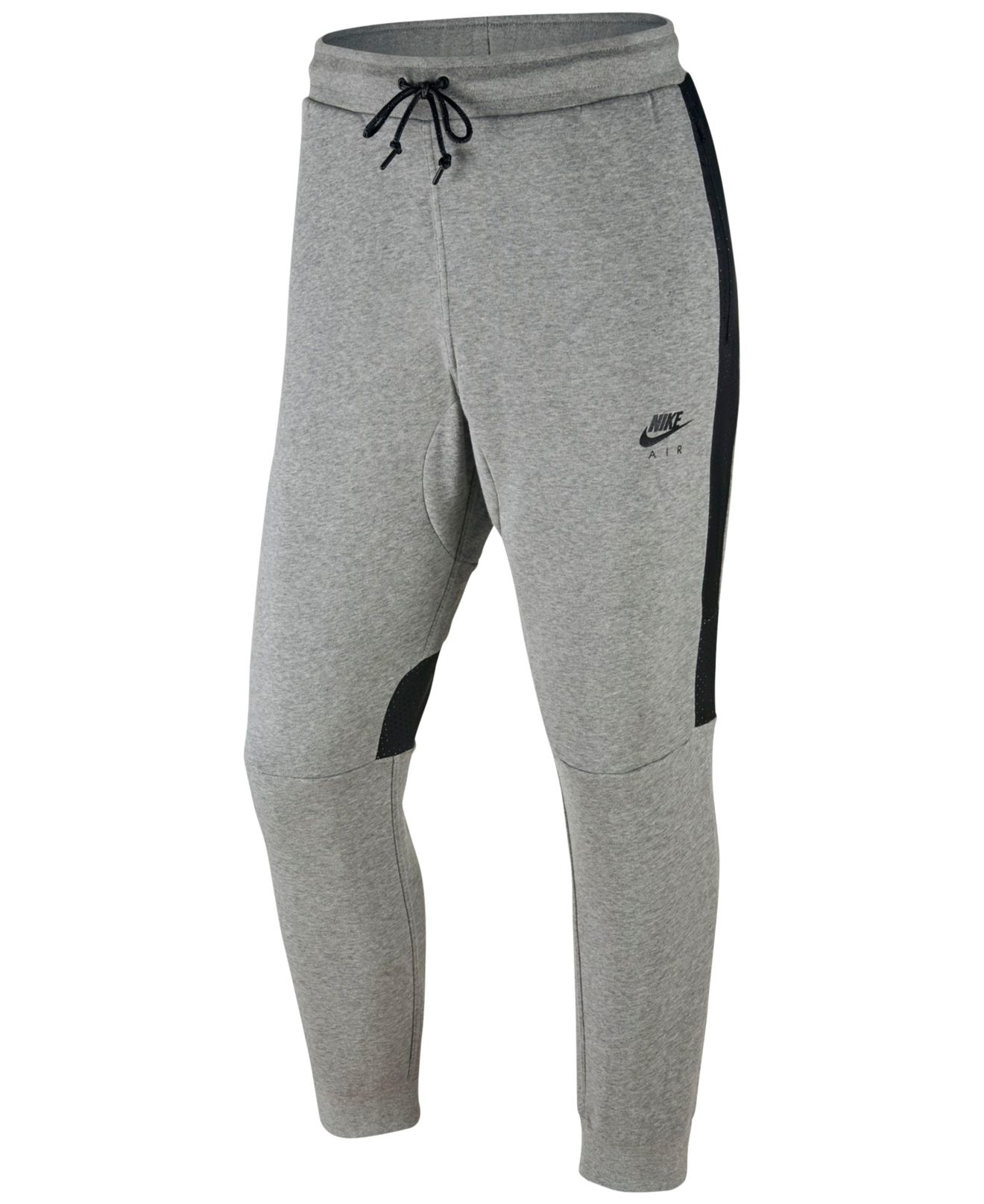 grey and black nike joggers