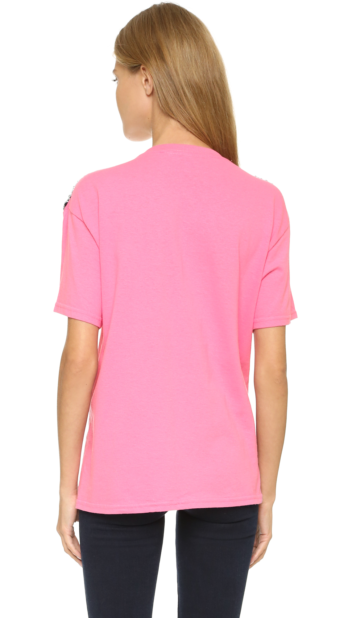 Lyst - Michaela Buerger Legs T-shirt - Flashy Pink in Pink