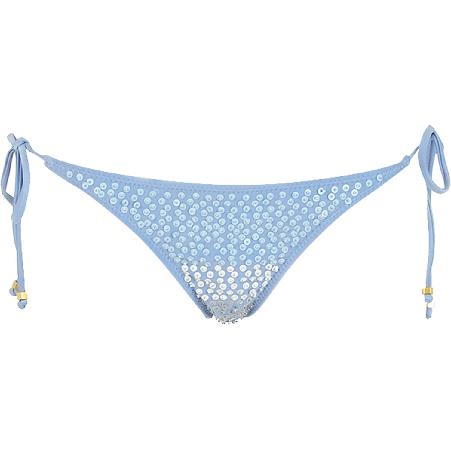 River island Blue Sequin Embellished Bikini Bottoms in Blue Save 70