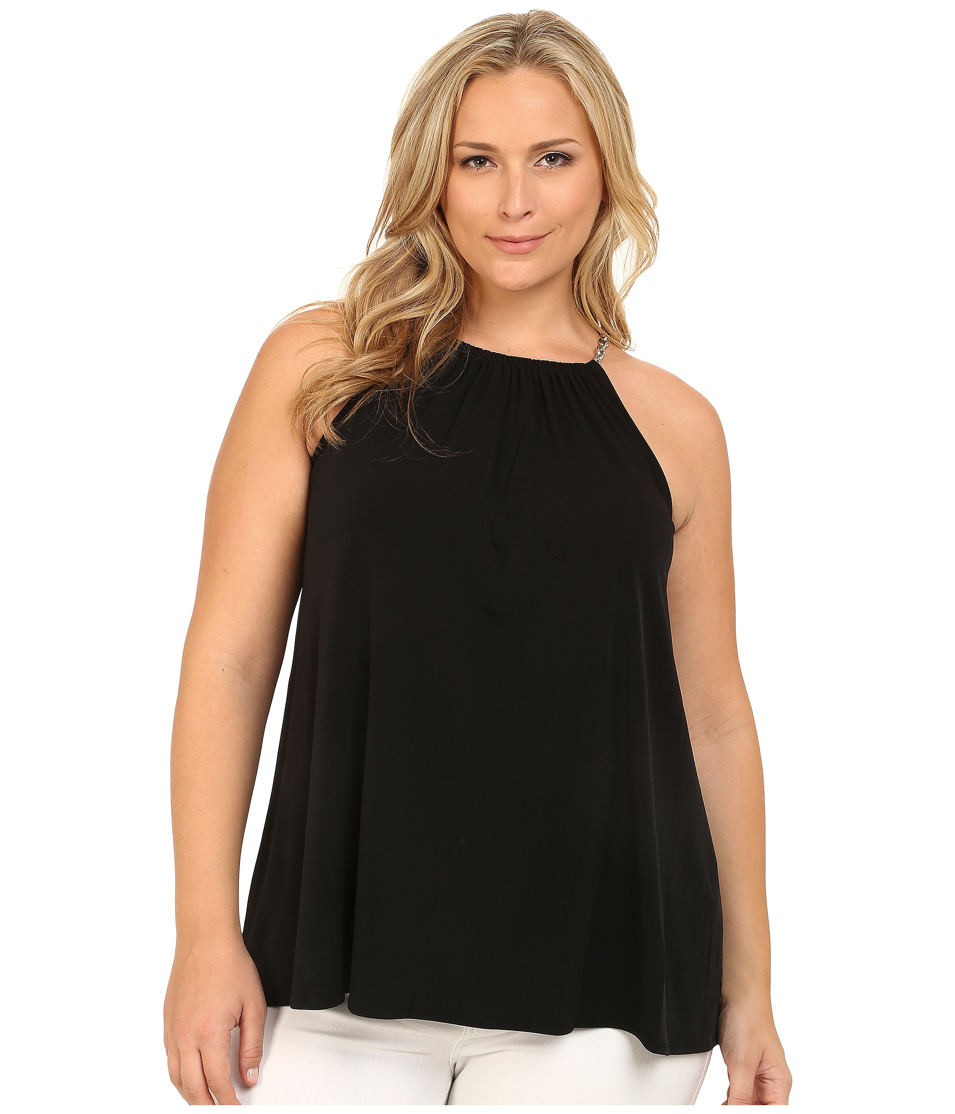 plus size halter neck top