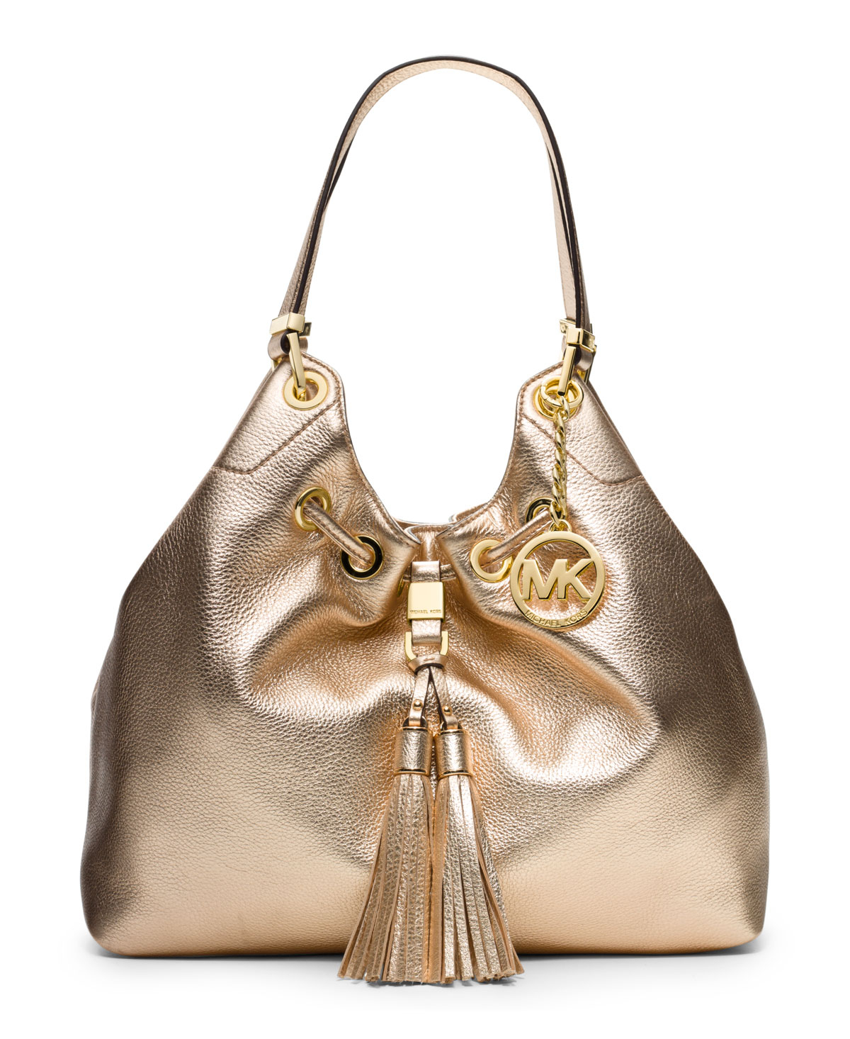 Lyst - Michael Michael Kors Large Middleton Drawstring Shoulder Tote in ...