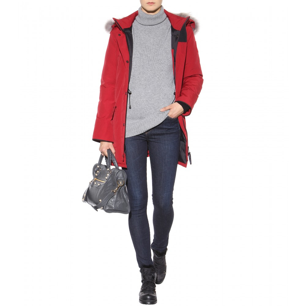 Canada goose Trillium Down Jacket in Red Lyst