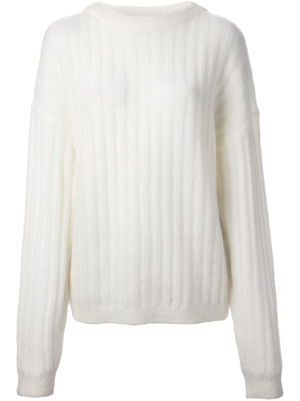 acne white sweater