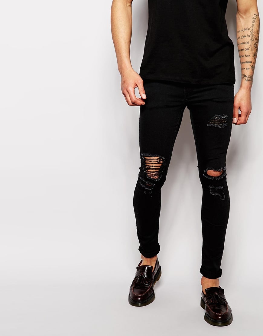 extreme skinny jeans mens