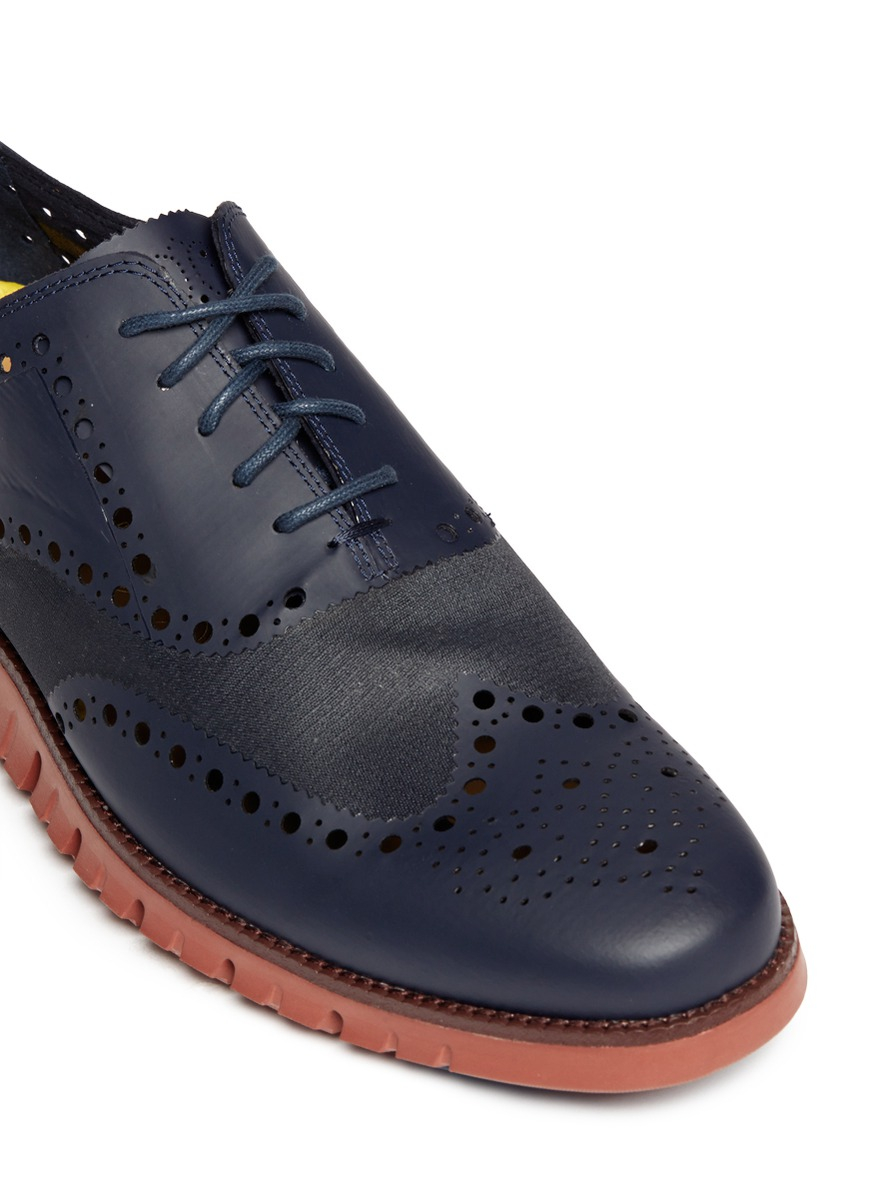 cole haan zerogrand navy blue
