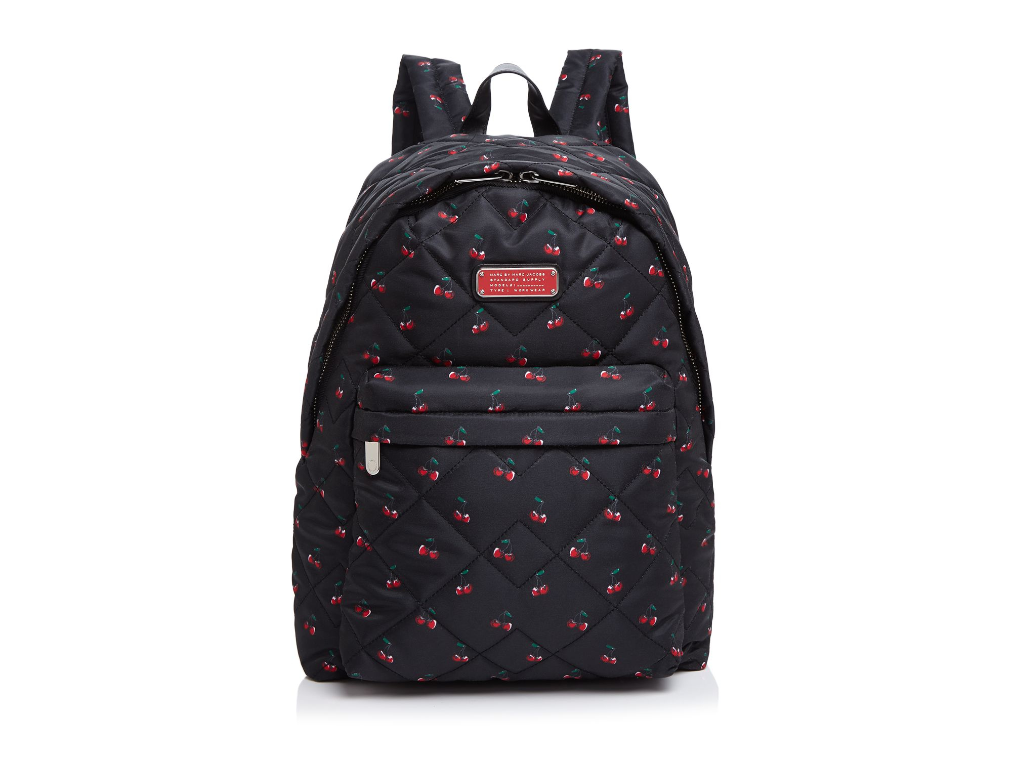Lyst Marc By Marc Jacobs Crosby Quilt Nylon Lemon Print Backpack in Red