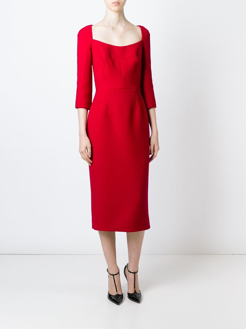 Dolce \u0026 Gabbana Square Neck Dress in 