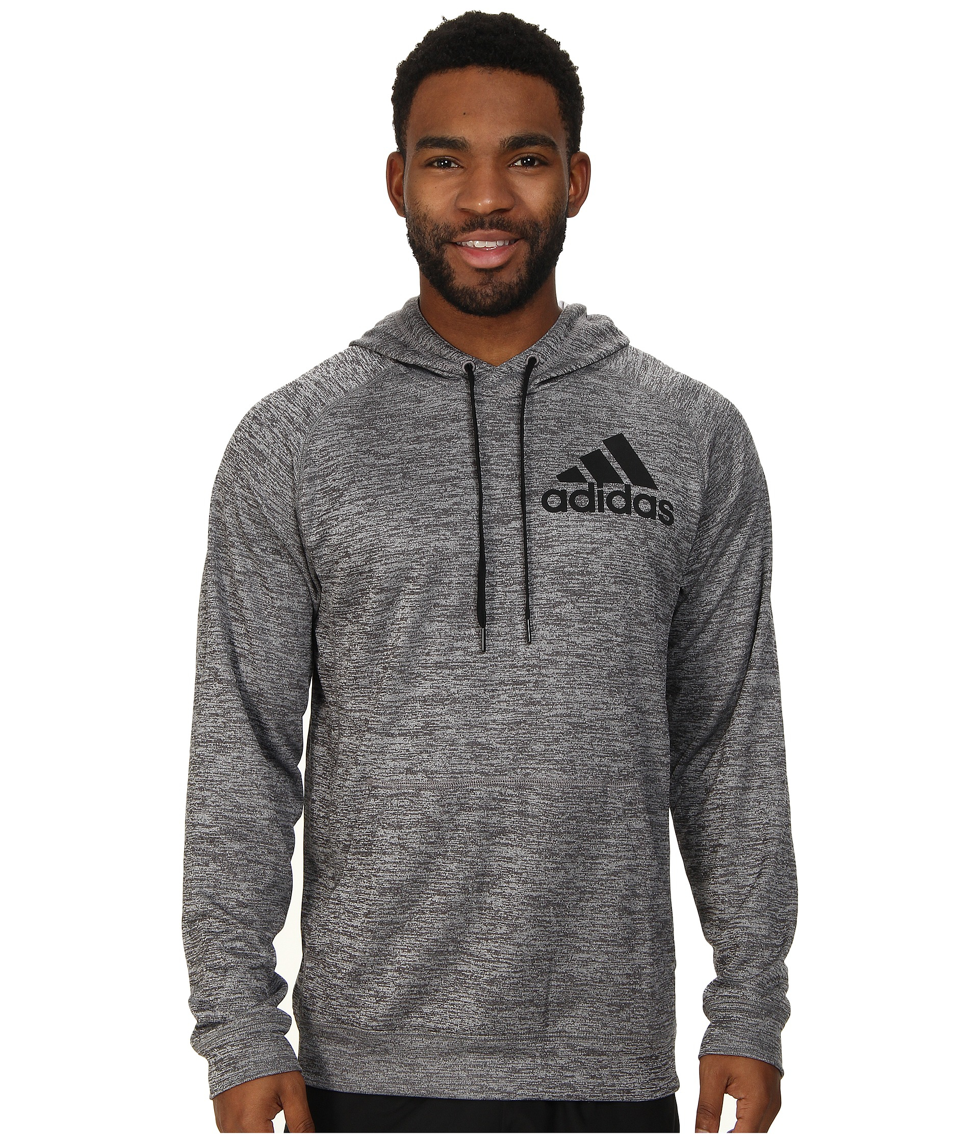 Adidas Team Issue Pullover Hoodie in Gray for Men (Dark Grey Heather/Dark Grey Heat) | Lyst