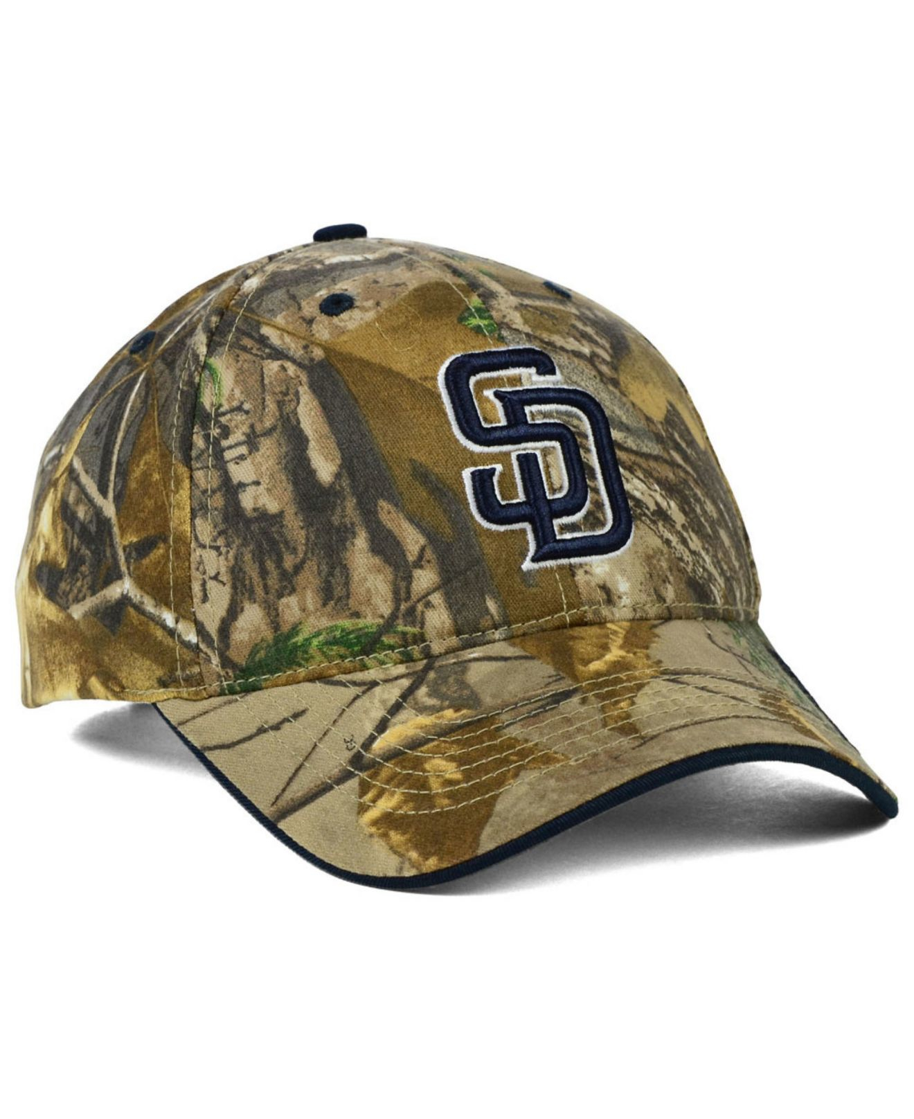 San Diego Padres '47 Tonal Trucker Snapback Hat - Camo/Charcoal