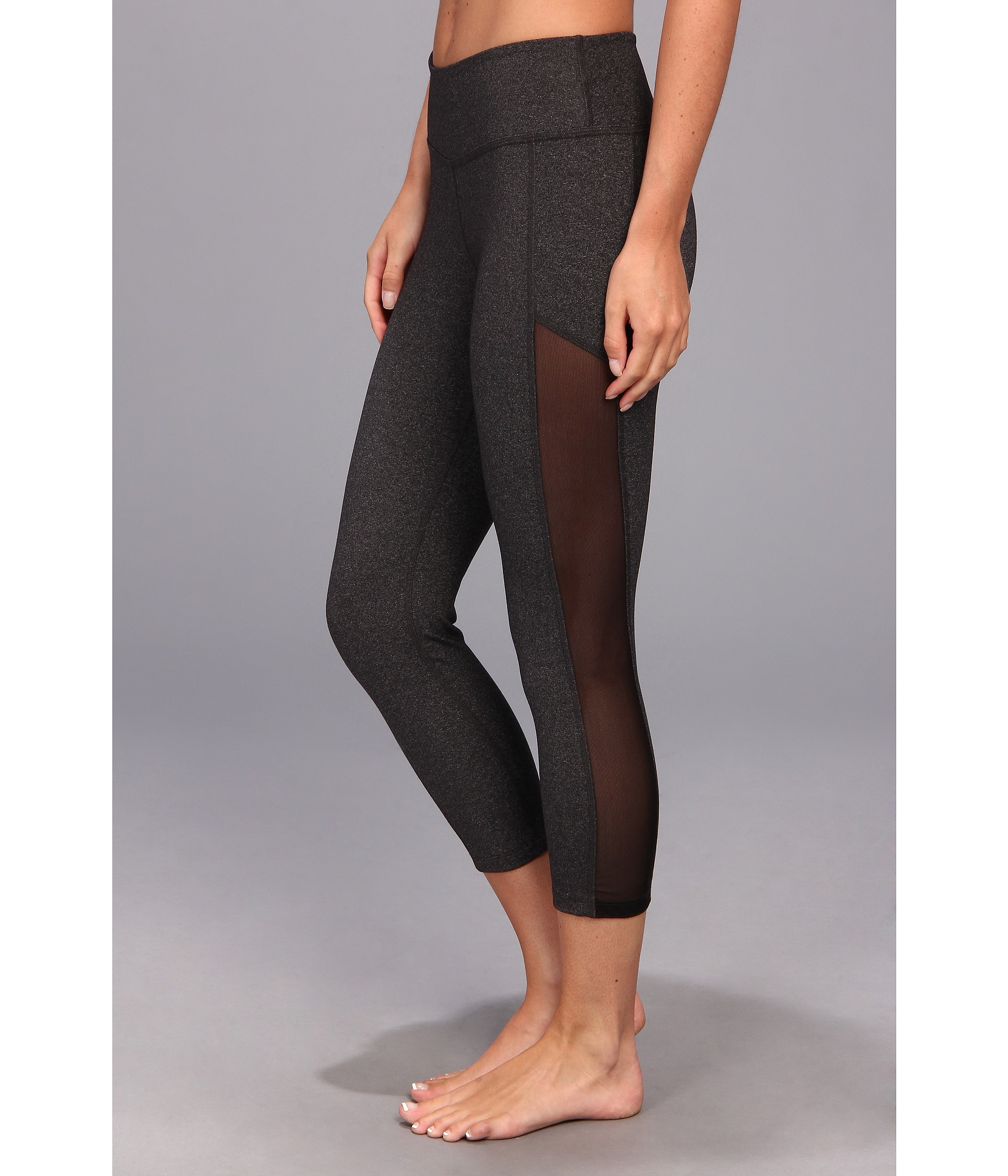 Lyst Beyond Yoga Mesh Panel Legging in Gray