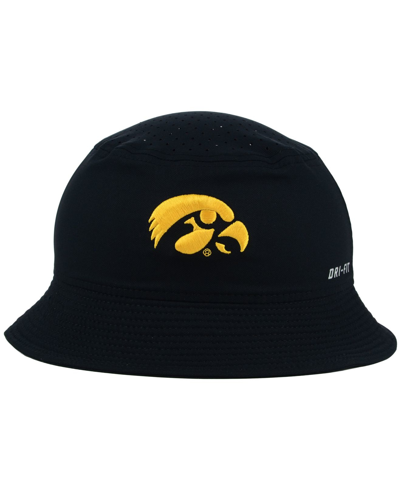 Nike Iowa Hawkeyes Vapor Bucket Hat in Black for Men - Lyst