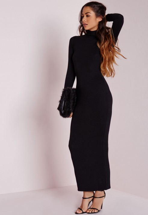 long sleeve bodycon maxi dresses