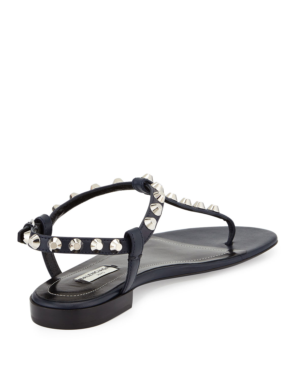 Balenciaga Studded Flat Sandals Online Sale, UP TO 69% OFF