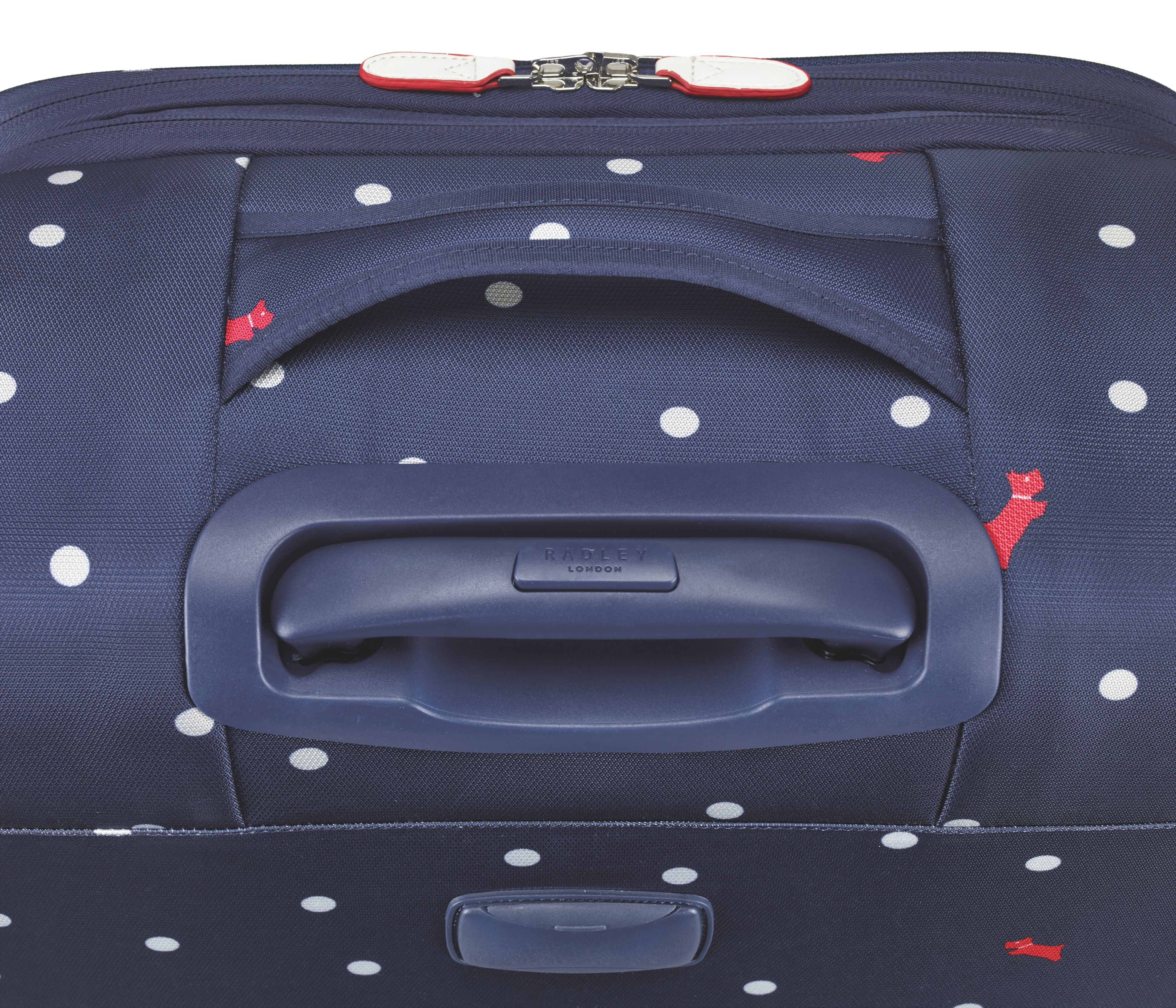 Radley Synthetic Cheshire Street Navy 4 Wheel Soft Cabin Suitcase