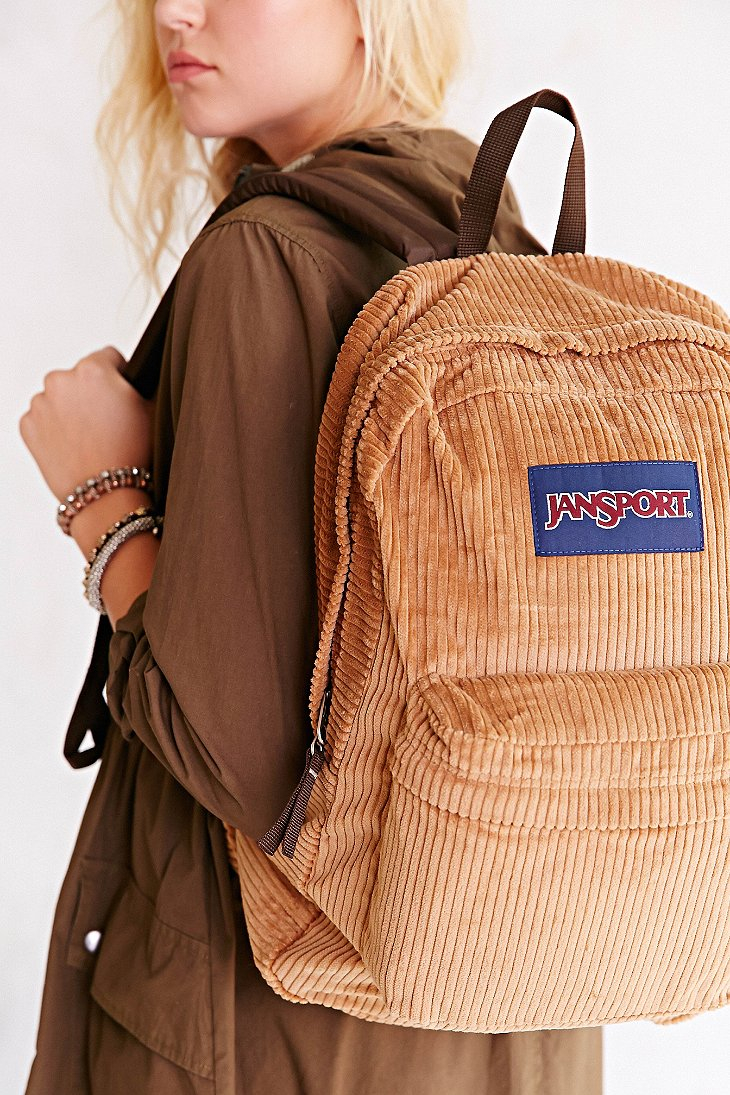 Jansport High Steaks Corduroy Backpack in Brown | Lyst