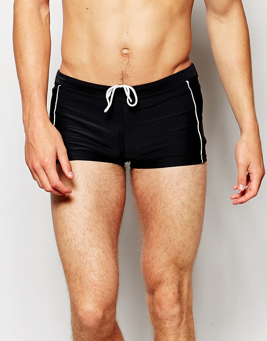 super short swim shorts