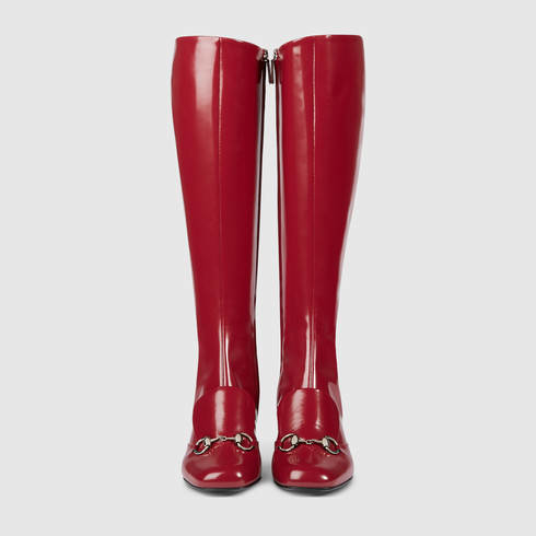 red gucci boots