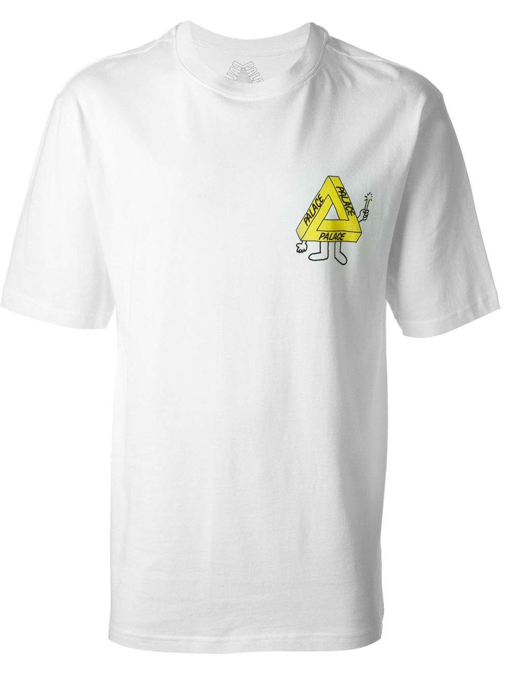 palace white tee