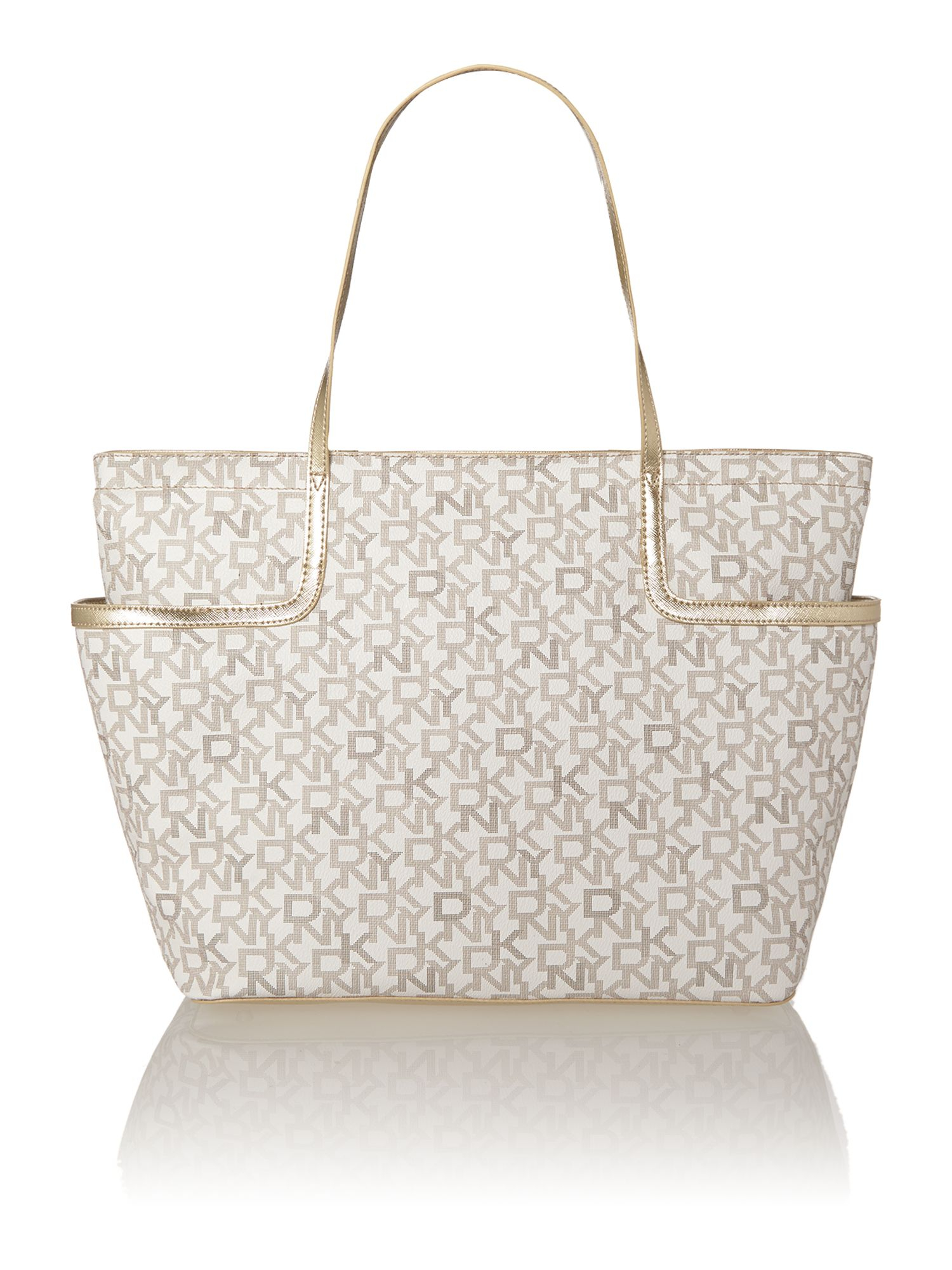 dkny beige handbag