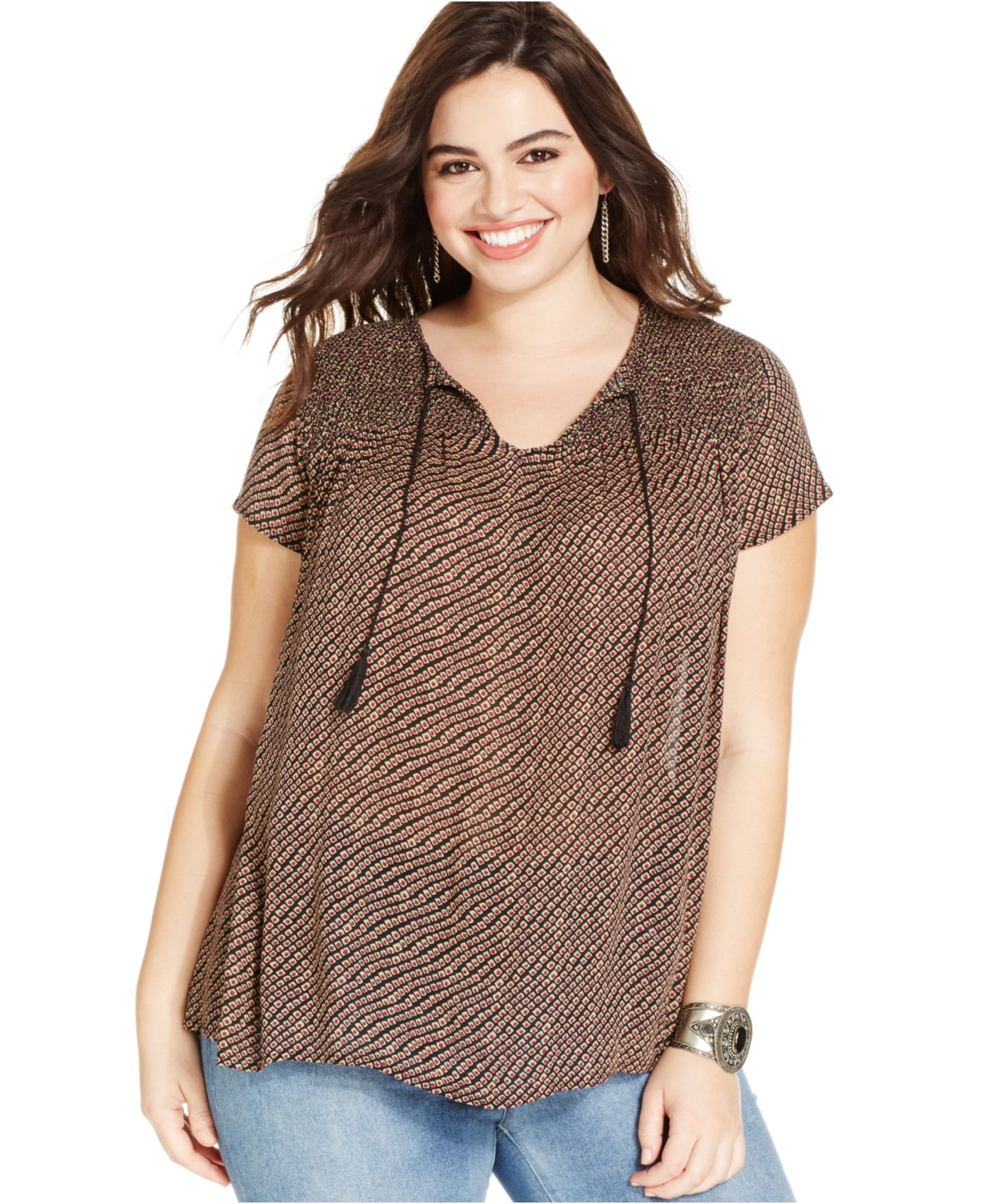 plus size peasant