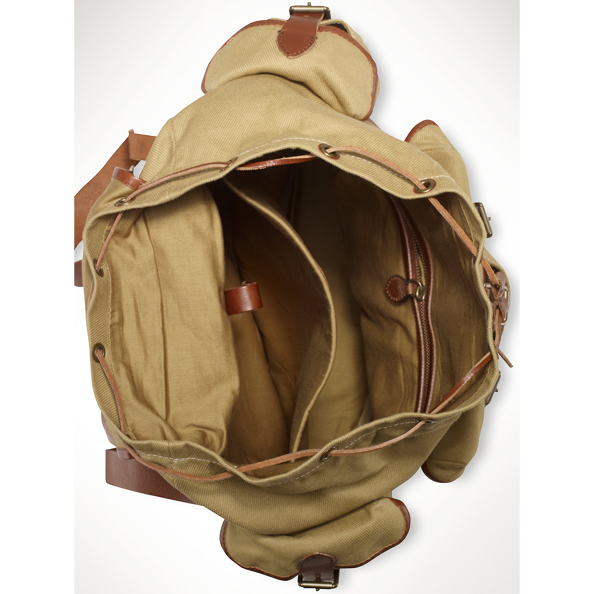 ralph lauren canvas backpack