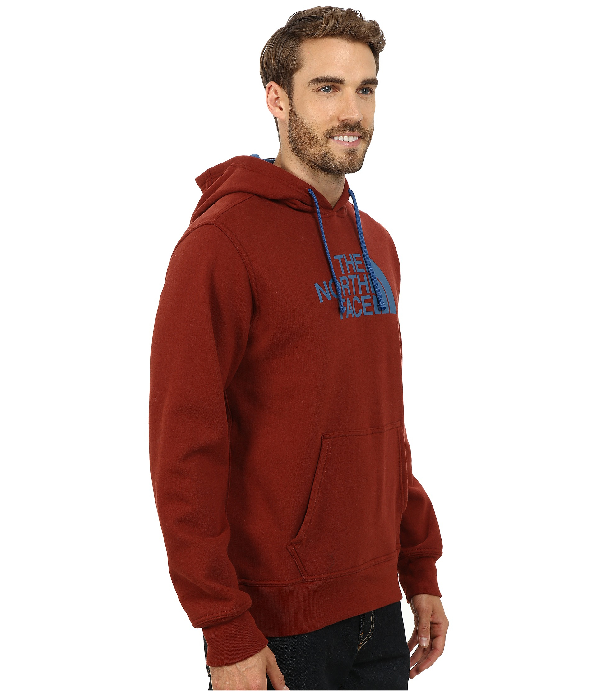Lyst - The North Face Half Dome Hoodie in Red for Men
