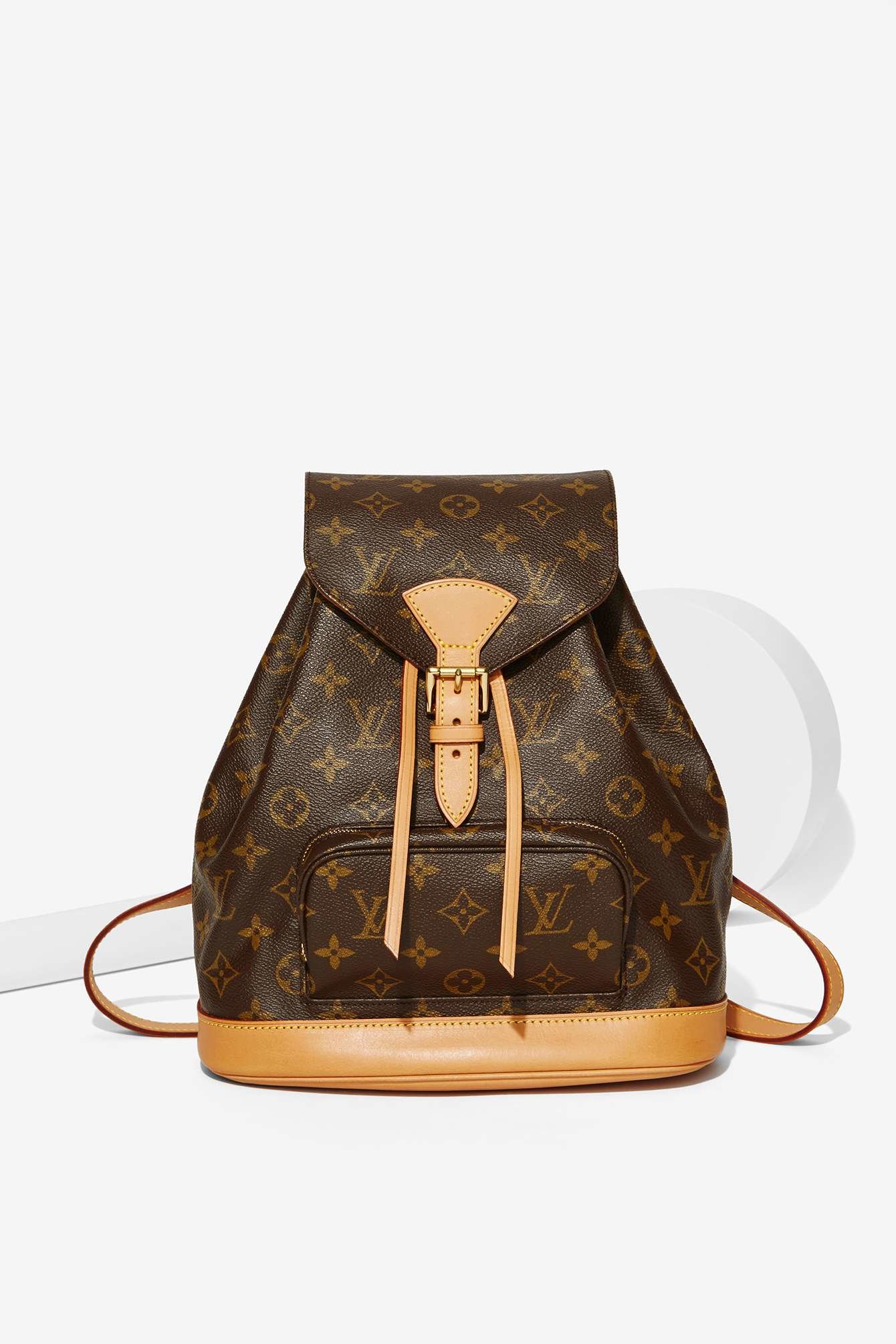Louis Vuitton Vintage Monogram Montsouris Mm Backpack in Brown | Lyst