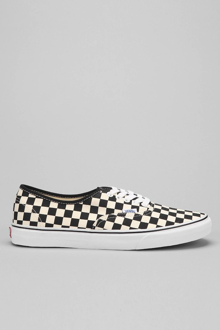mens checkered vans with laces