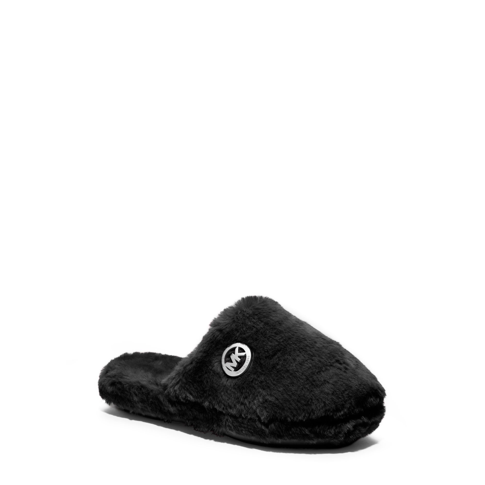michael kors black slippers