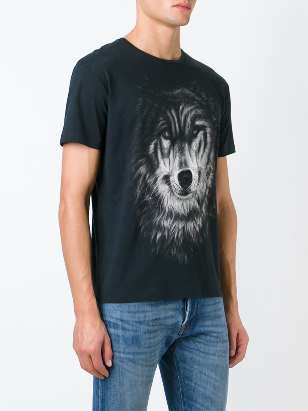 valentino wolf t shirt