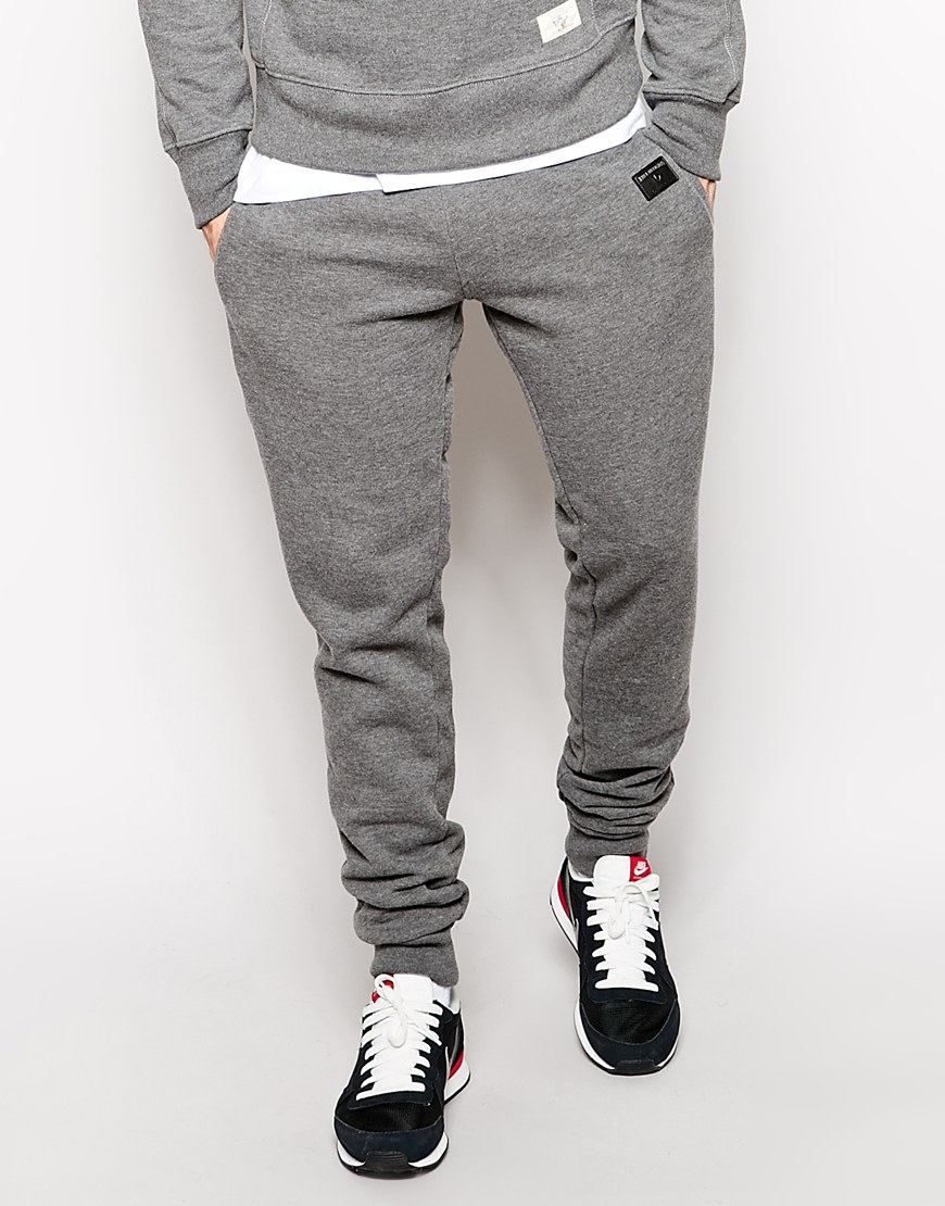 Lyst - True Religion Sweat Pants Slim Fit Aplique Patch in ...