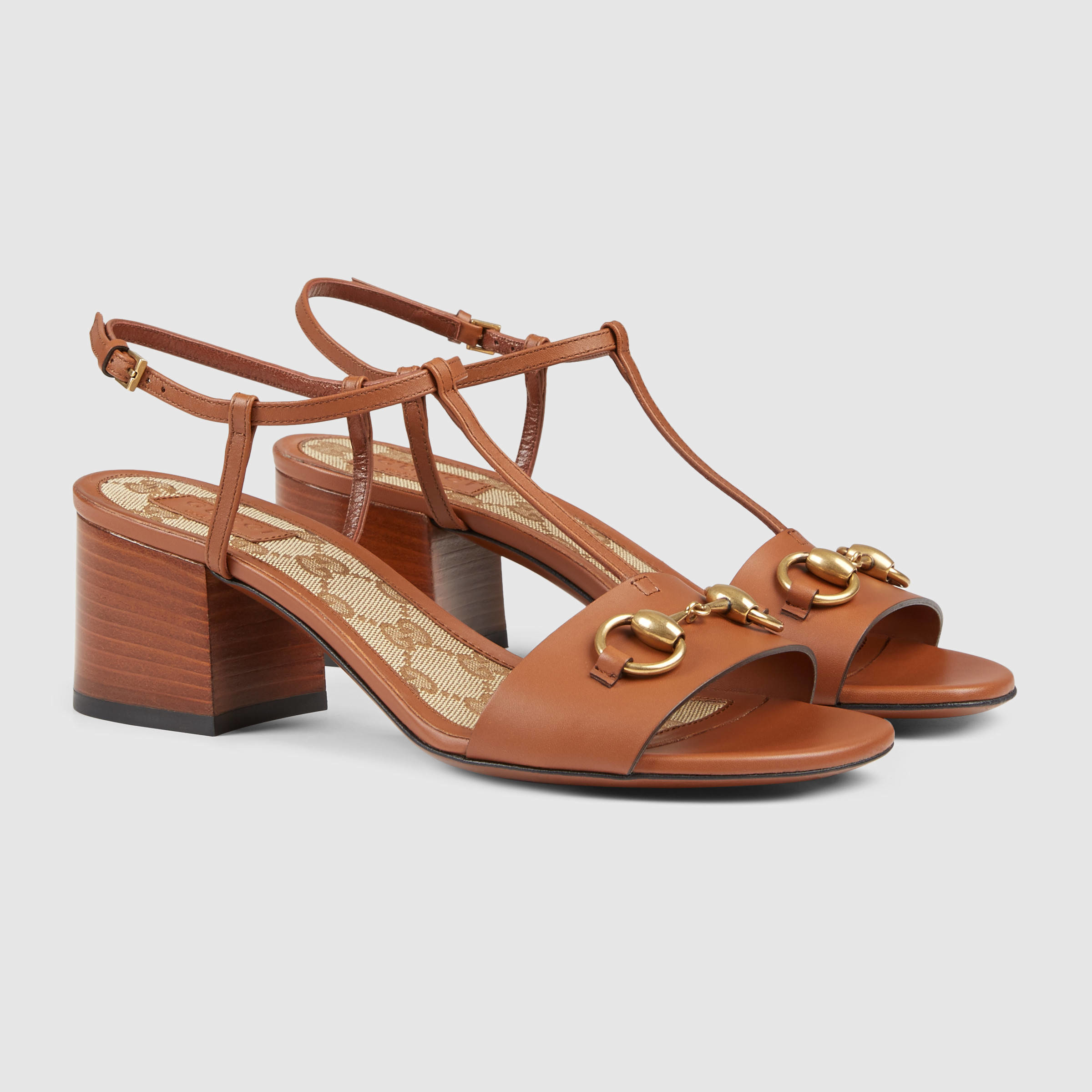 gucci tan sandals