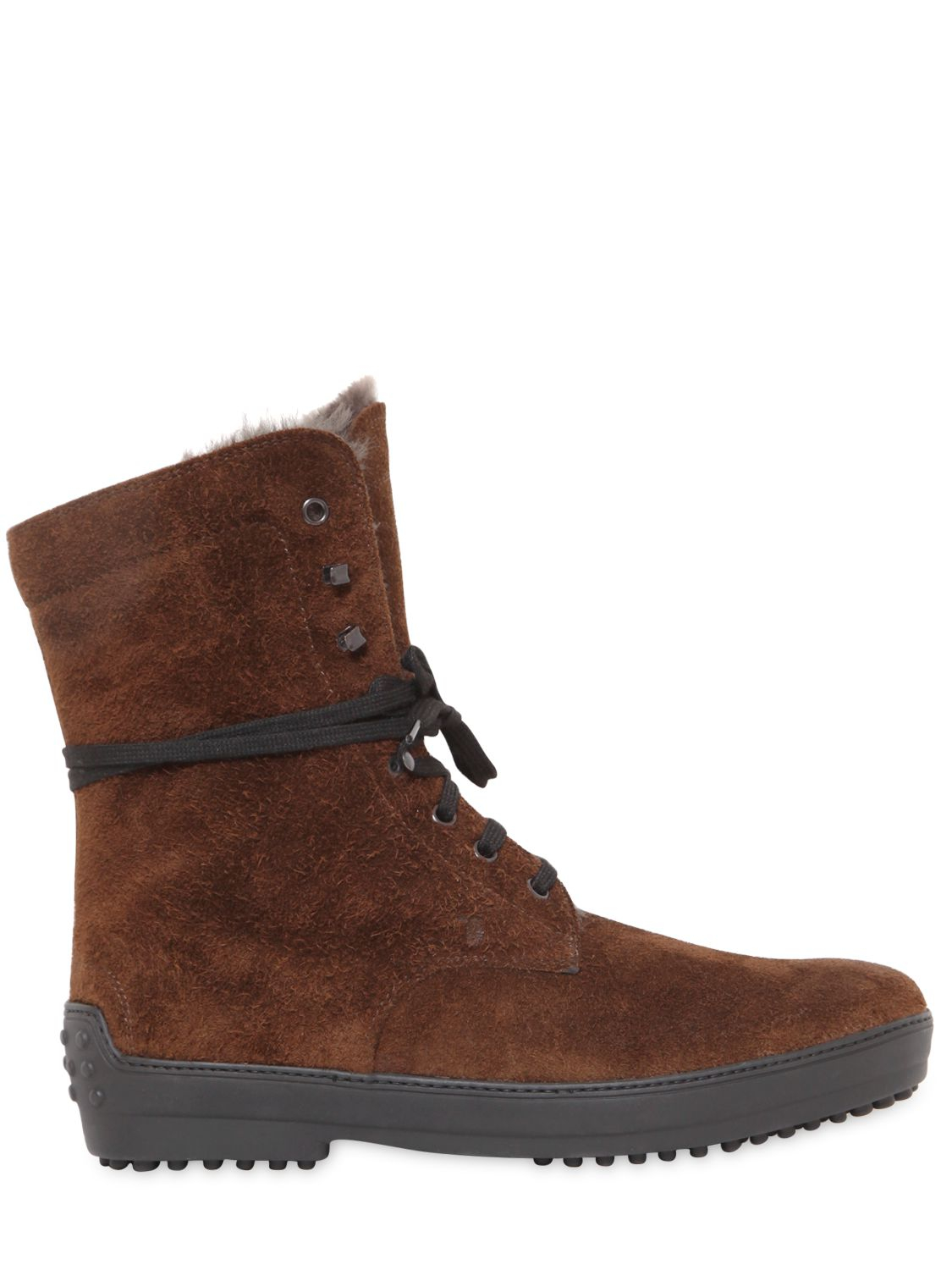 tods shearling boots