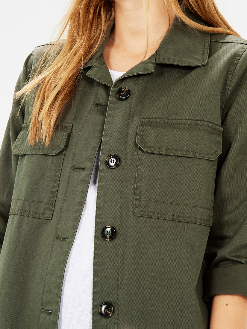 warehouse khaki coat