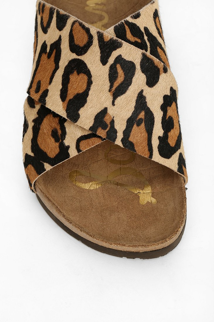 sam edelman leopard slides